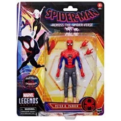 Hasbro Marvel Legends 6 Inch Spider-Man Across The Spider-Verse Retro Action Figure - Set Of 7 -Child Toy Store f38525l20 pkg 22 s 1