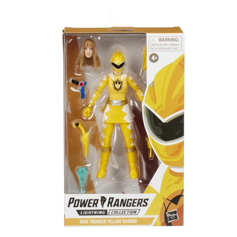 Hasbro Power Rangers Lightning Collection 6 Inch Action Figure - Dino Thunder Yellow Ranger 2 Hasbro Power Rangers Lightning Collection 6 Inch Action Figure - Dino Thunder Yellow Ranger - Image 2
