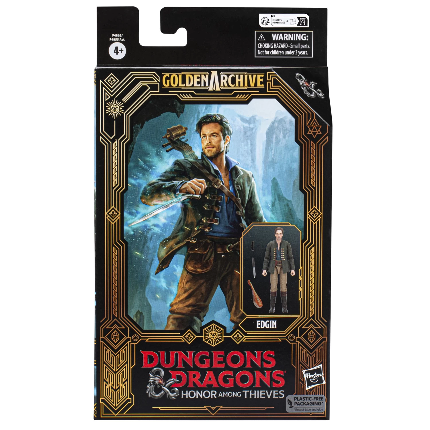 Hasbro Dungeons & Dragons Golden Archive Action Figure - Edgin 3 Hasbro Dungeons & Dragons Golden Archive Action Figure - Edgin - Image 3