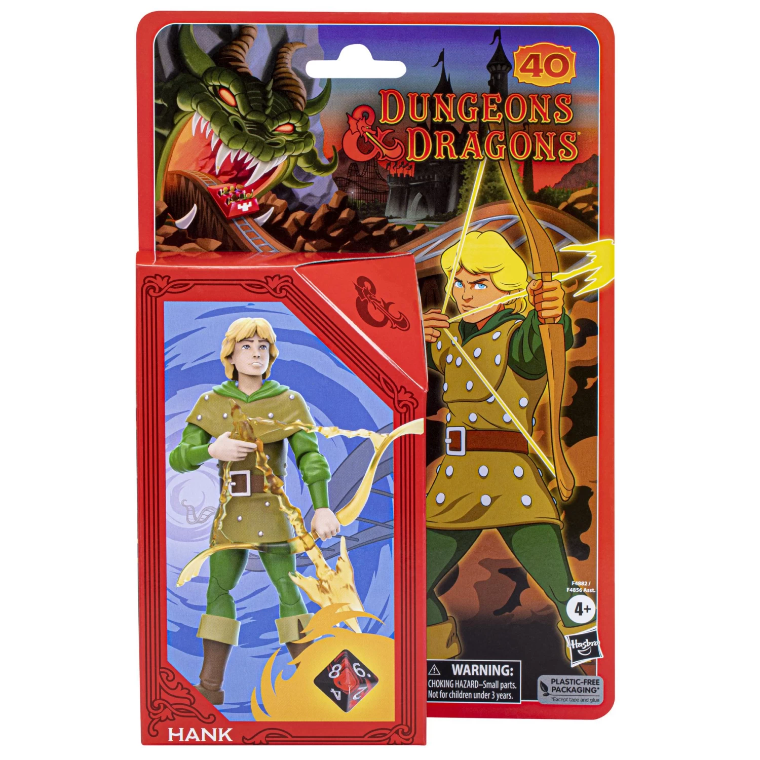 Hasbro Dungeons & Dragons Cartoon Classics 6-Inch-Scale Action Figure - Hank The Ranger 2 Hasbro Dungeons & Dragons Cartoon Classics 6-Inch-Scale Action Figure - Hank The Ranger - Image 2