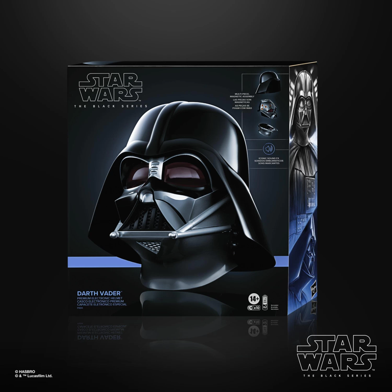 Hasbro Star Wars The Black Series Darth Vader Premium Electronic Helmet 4 Hasbro Star Wars The Black Series Darth Vader Premium Electronic Helmet - Image 4