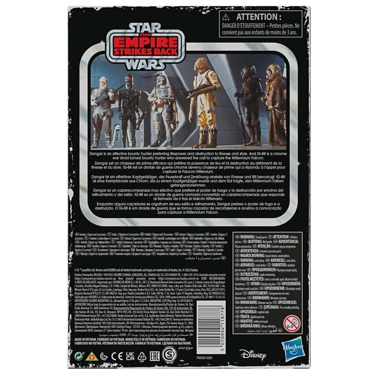 Hasbro Star Wars Retro Action Figure Twin Pack - IG88 And Dengar 8 Hasbro Star Wars Retro Action Figure Twin Pack - IG88 And Dengar - Image 8