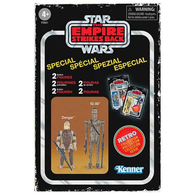 Hasbro Star Wars Retro Action Figure Twin Pack - IG88 And Dengar 4 Hasbro Star Wars Retro Action Figure Twin Pack - IG88 And Dengar - Image 4
