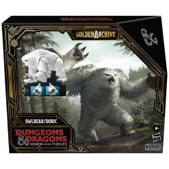 Hasbro Dungeons & Dragons Honor Among Thieves Golden Archive Action Figure - Owlbear / Doric -Child Toy Store f6630 on white 4