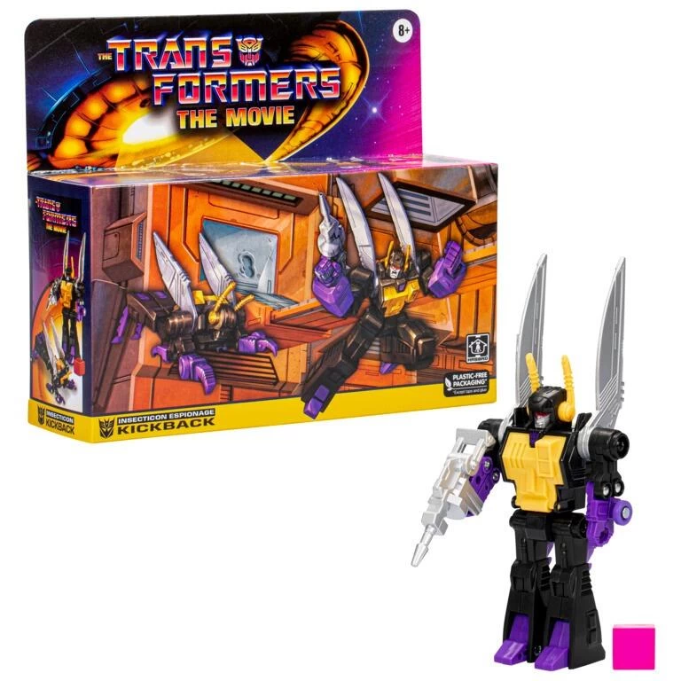 Hasbro Transformers Retro Transformers: The Movie Action Figure - Insecticon Espionage Kickback 1 Hasbro Transformers Retro Transformers: The Movie Action Figure - Insecticon Espionage Kickback
