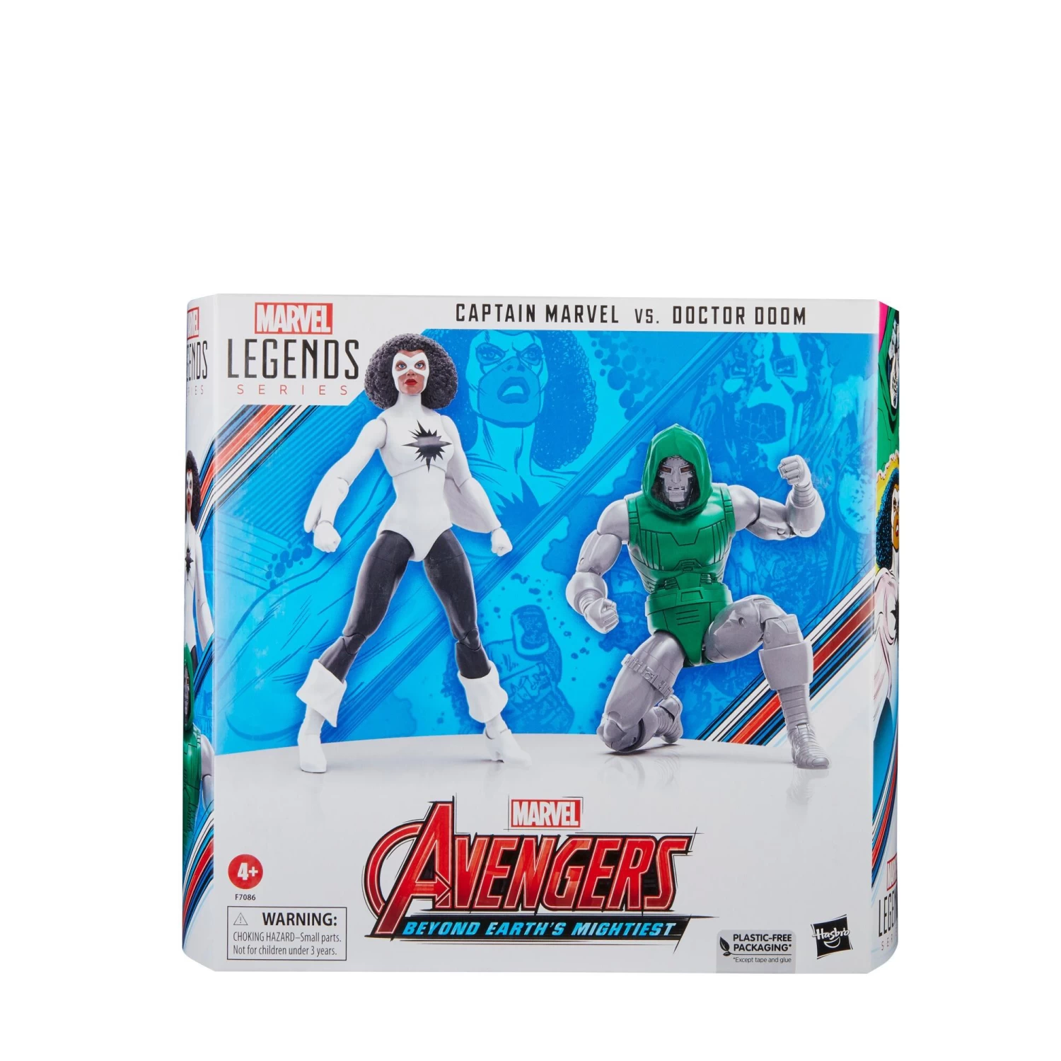 Hasbro Marvel Legends Series 6-Inch-Scale Action Figure 2-Pack - Captain Marvel Vs. Doctor Doom 1 Hasbro Marvel Legends Series 6-Inch-Scale Action Figure 2-Pack - Captain Marvel Vs. Doctor Doom