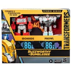 Hasbro Transformers Studio Series 86 Buzzworthy Bumblebee Voyager Action Figure Twinpack - Ironhide & Prowl -Child Toy Store f71295l00 pkg 23 2000px 300dpi