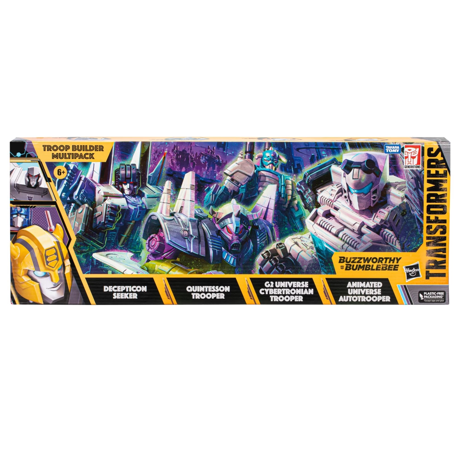 Hasbro Transformers Buzzworthy Bumblebee Action Figure - Troop Builder Multipack 2 Hasbro Transformers Buzzworthy Bumblebee Action Figure - Troop Builder Multipack - Image 2