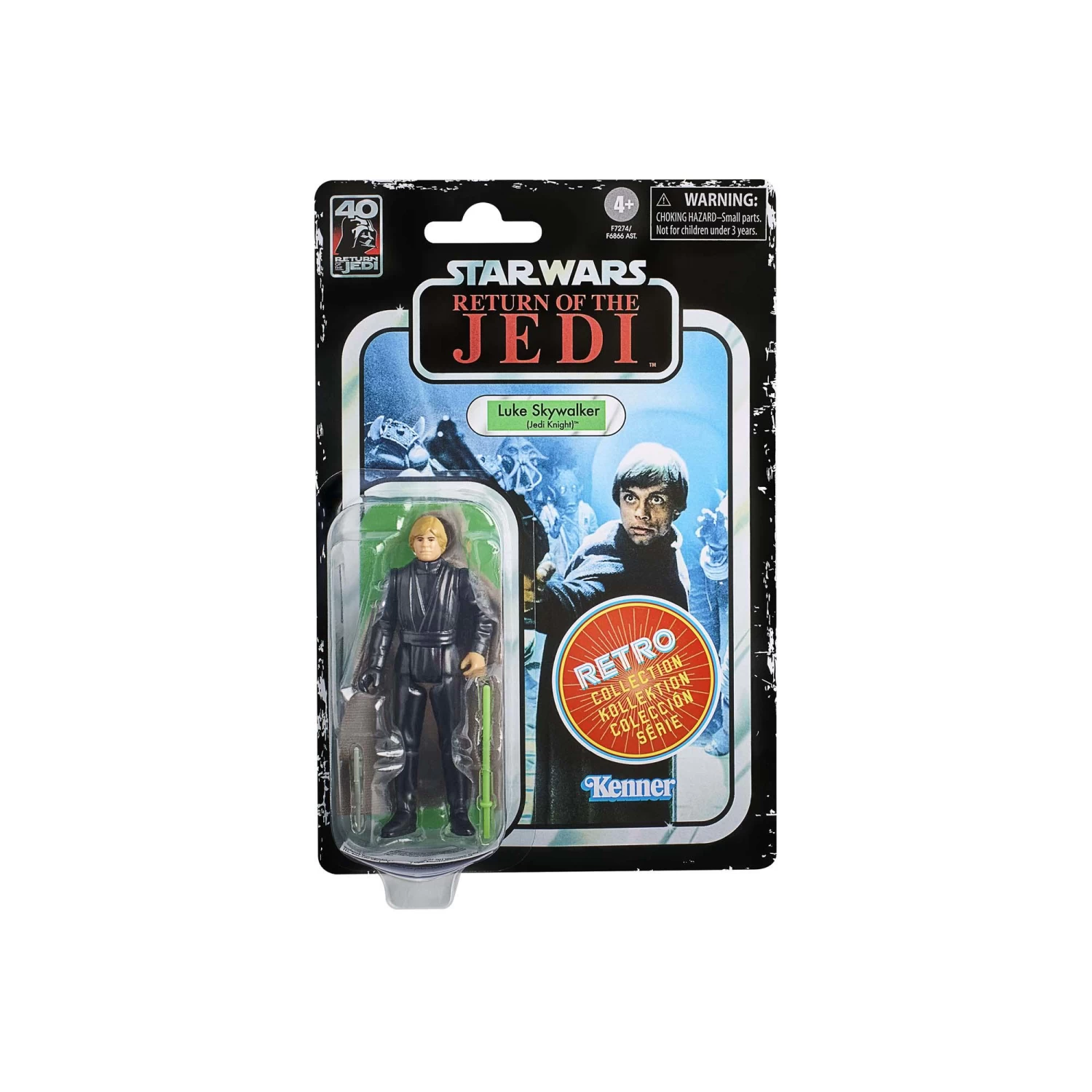 Hasbro Star Wars Retro Action Figure Wave 6 - Luke Skywalker (Jedi Knight) 1 Hasbro Star Wars Retro Action Figure Wave 6 - Luke Skywalker (Jedi Knight)