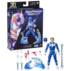 Hasbro Power Rangers Lightning Collection 30th Anniversary 6 Inch Action Figure - Mighty Morphin Blue Ranger -Child Toy Store f73835x00 combo 22 online 2000sq