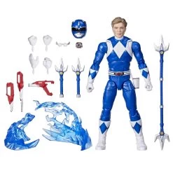 Hasbro Power Rangers Lightning Collection 30th Anniversary 6 Inch Action Figure - Mighty Morphin Blue Ranger -Child Toy Store f73835x00 main 22 online 2000sq