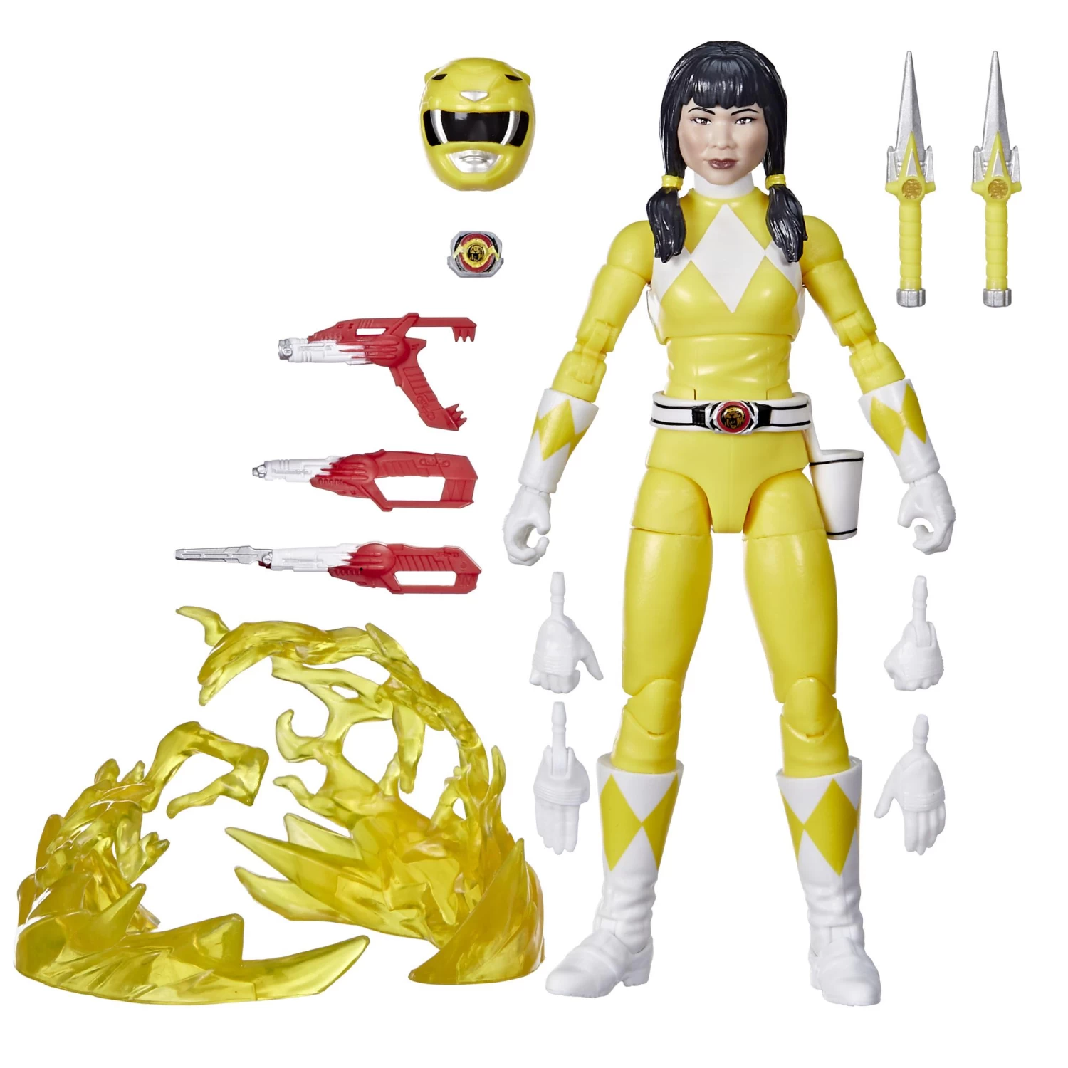 Hasbro Power Rangers Lightning Collection 30th Anniversary 6 Inch Action Figure - Mighty Morphin Yellow Ranger 3 Hasbro Power Rangers Lightning Collection 30th Anniversary 6 Inch Action Figure - Mighty Morphin Yellow Ranger - Image 3