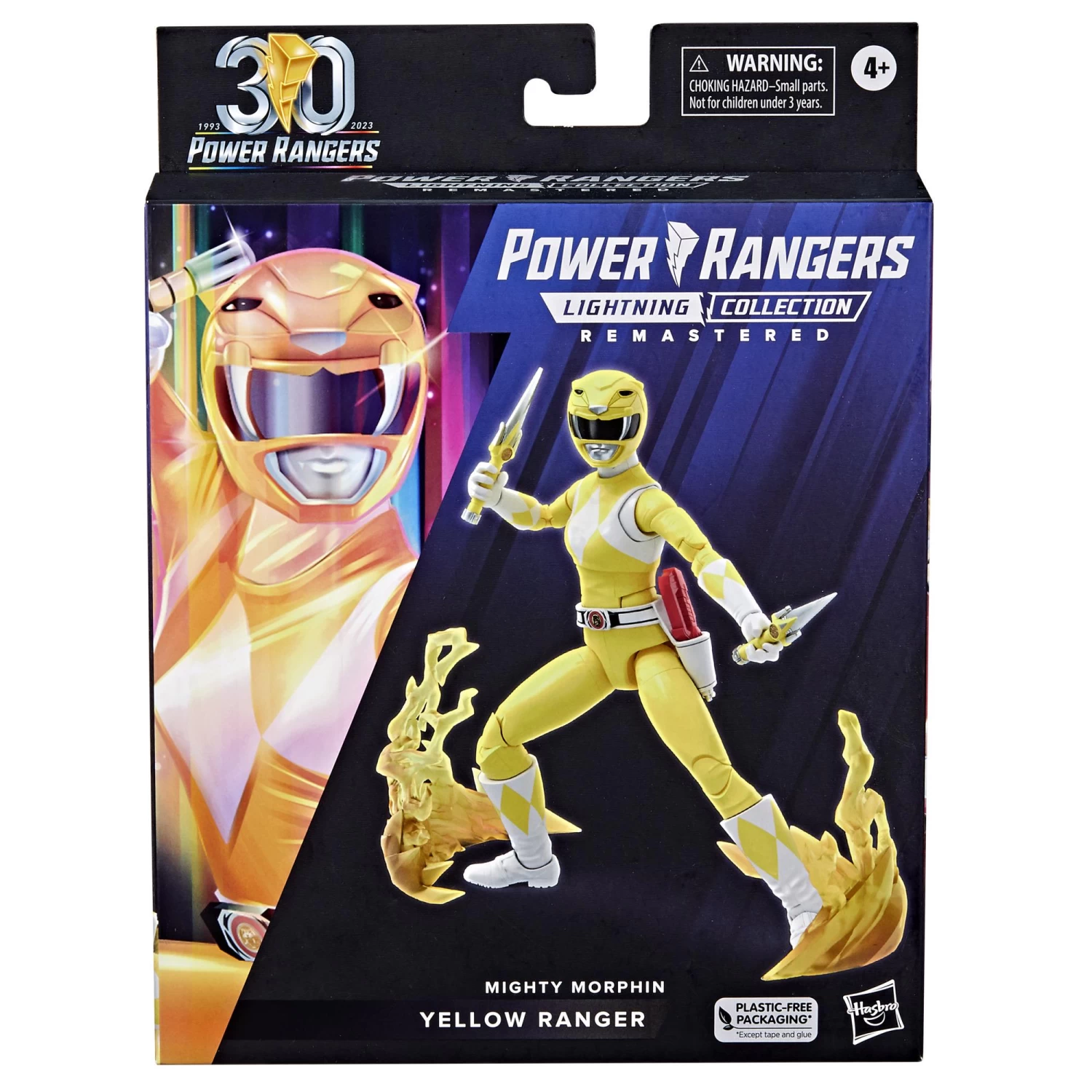 Hasbro Power Rangers Lightning Collection 30th Anniversary 6 Inch Action Figure - Mighty Morphin Yellow Ranger 2 Hasbro Power Rangers Lightning Collection 30th Anniversary 6 Inch Action Figure - Mighty Morphin Yellow Ranger - Image 2