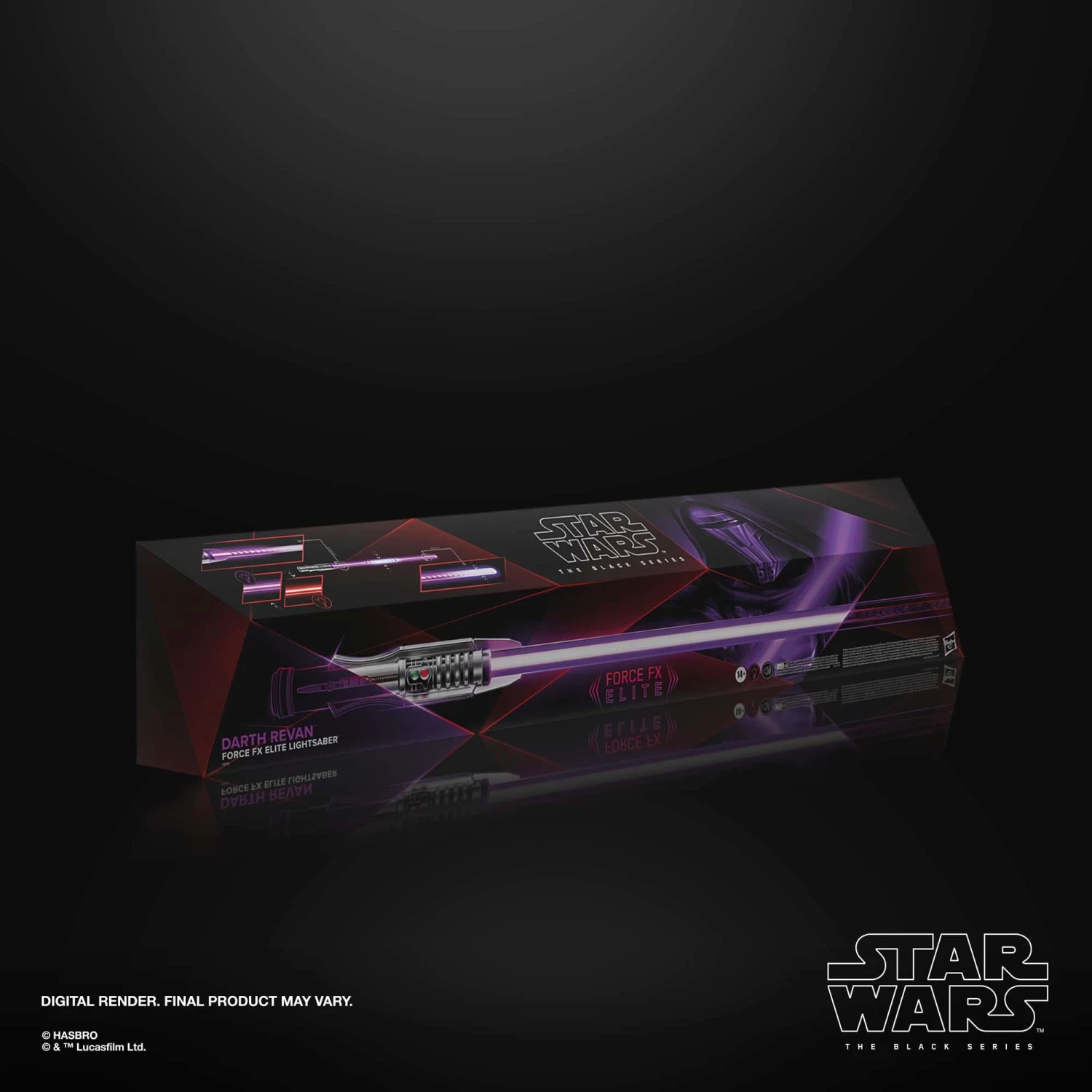 Hasbro Star Wars Black Series Force FX Elite Lightsaber - Darth Revan's Lightsaber 6 Hasbro Star Wars Black Series Force FX Elite Lightsaber - Darth Revan's Lightsaber - Image 6
