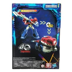 Hasbro *PRE-ORDER Transformers Generations Legacy Voyager Class Action Figure - Animated Universe Optimus Prime -Child Toy Store f85425l00 back 23 2000px 300dpi