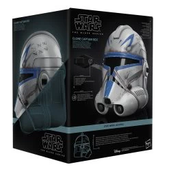 Hasbro *PRE ORDER Star Wars The Black Series Captain Rex Premium Electronic Helmet -Child Toy Store f91765l00 pkg 2 23 2000px 300dpi