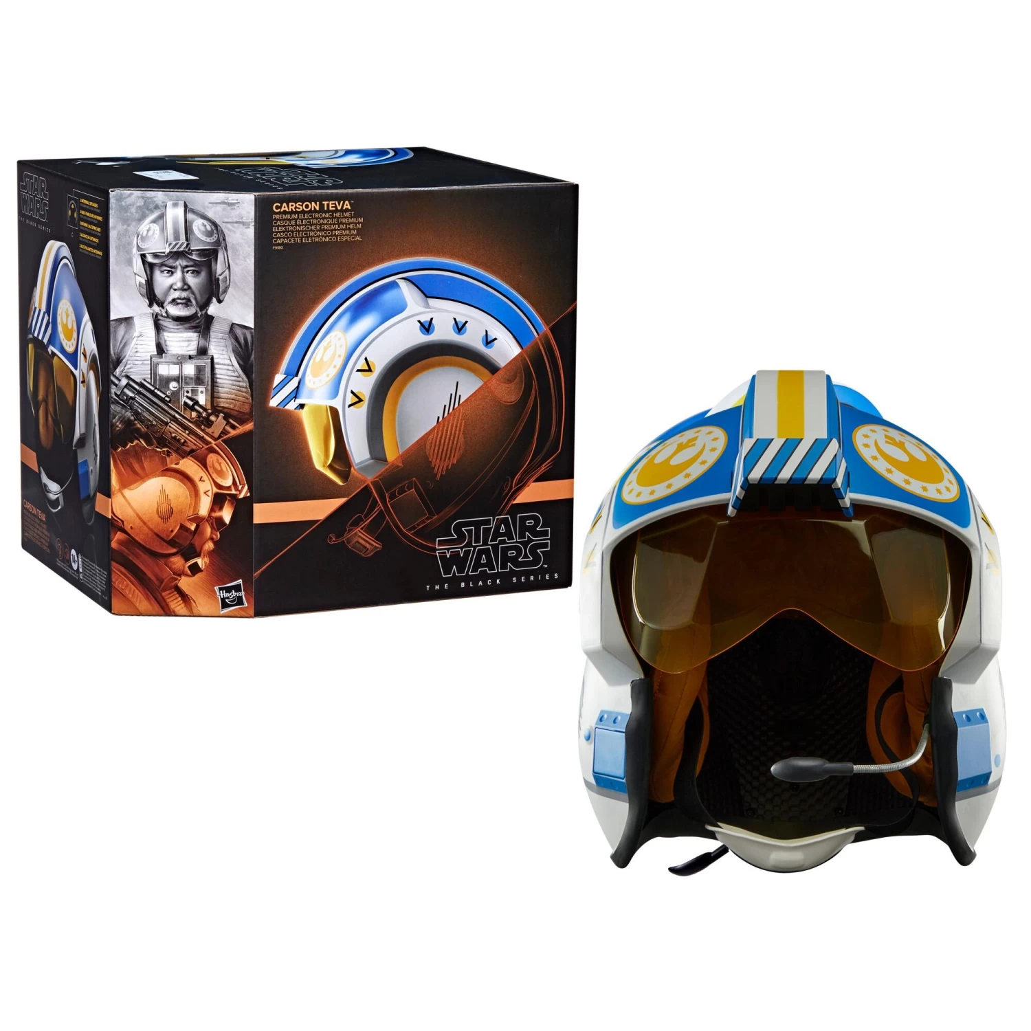 Hasbro *PRE-ORDER Star Wars Black Series Premium Electronic Helmet - Carson Teva (X-Wing) 1 Hasbro *PRE-ORDER Star Wars Black Series Premium Electronic Helmet - Carson Teva (X-Wing)