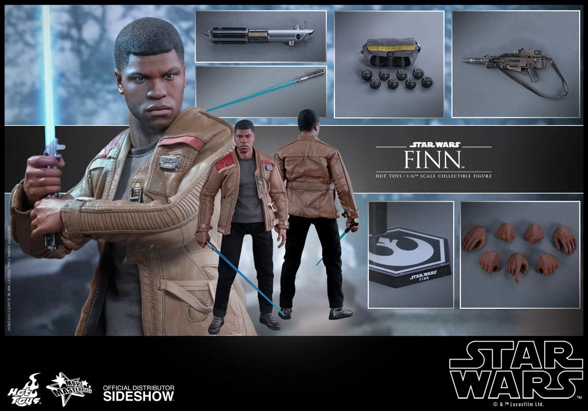 Finn - Star Wars Hot Toys Collectibles 1/6 Scale Action Figure 7 Finn - Star Wars Hot Toys Collectibles 1/6 Scale Action Figure - Image 7