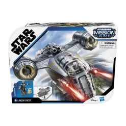 Hasbro Star Wars Mission Fleet Deluxe Action Figure - Razor Crest With The Mandalorian & The Child