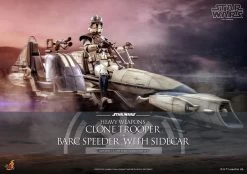 *PRE-ORDER Heavy Weapons Clone Trooper With Barc Speeder And Sidecar - Star Wars Hot Toys Exclusive Collectibles 1/6 Scale Action Figure -Child Toy Store heavy weapons clone trooper and barc speeder with sidecar star w 2