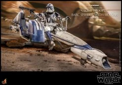 *PRE-ORDER Heavy Weapons Clone Trooper With Barc Speeder And Sidecar - Star Wars Hot Toys Exclusive Collectibles 1/6 Scale Action Figure -Child Toy Store heavy weapons clone trooper and barc speeder with sidecar star w 6