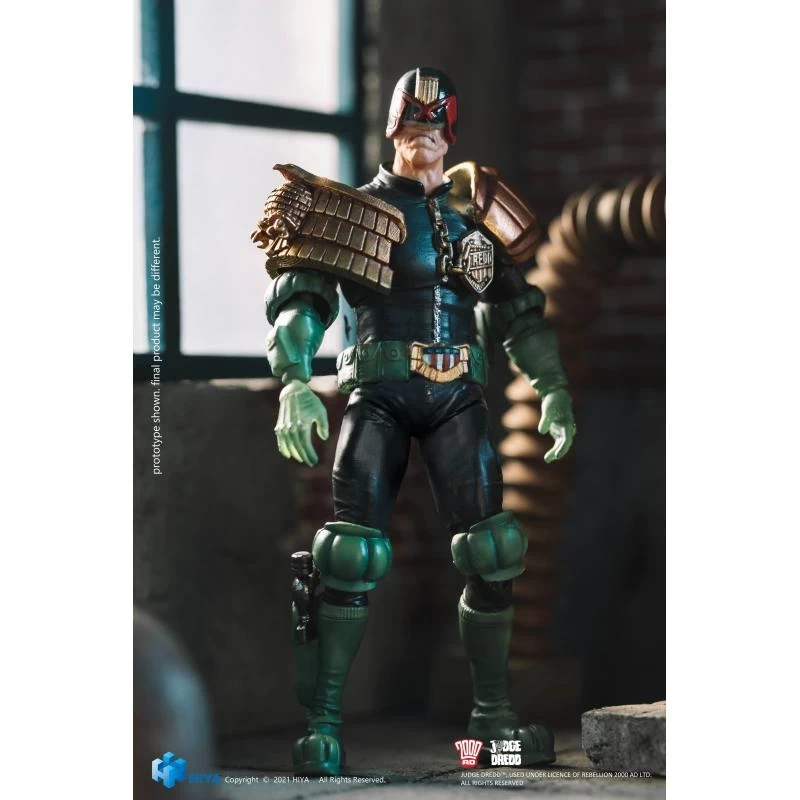 HIYA Toys Judge Dredd 1:18 Scale Action Figures - Judge Dredd 2 HIYA Toys Judge Dredd 1:18 Scale Action Figures - Judge Dredd - Image 2