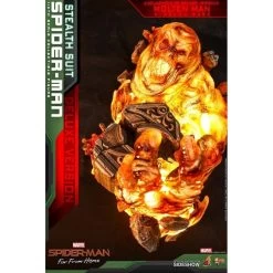 Spider-Man Stealth Suit Spider:Man Far From Home (Deluxe Version) - Marvel Hot Toys Collectibles 1/6 Scale Action Figure -Child Toy Store ht904858 4 800x800 800x800 1