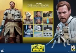 *PRE-ORDER Obi-Wan Kenobi (Clone Wars) - Star Wars: The Clone Wars Hot Toys Collectibles 1/6 Scale Action Figure -Child Toy Store ht906713 6