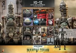 *PRE-ORDER IG-12 With Accessories (The Mandalorian) - Star Wars Hot Toys Collectibles 1/6 Scale Action Figure -Child Toy Store ig 12 with accessories star wars gallery 64909cd4ebc50