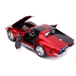 Jada Toys DC Harley Quinn - 1969 Corvette With Harley Quinn Figure Hollywood Rides 1:24 Scale Die Cast Vehicle -Child Toy Store ja31196 4 800x800 1