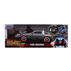 Jada Toys Back To The Future III - DeLorean Time Machine 1:24 Scale Jada Hollywood Rides Die Cast Vehicle