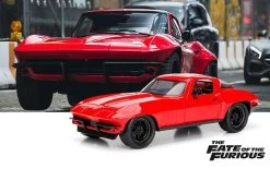 Jada Toys Fast & Furious - Letty's 1966 Chevrolet Corvette C2 Sting Ray (Red) Hollywood Rides 1:24 Scale Die Cast Vehicle -Child Toy Store ja98298 banner
