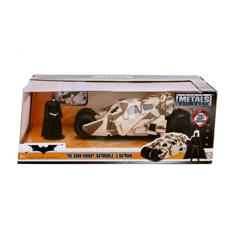 Jada Toys Batman The Dark Knight - Camo Tumbler Batmobile With Batman Figure Hollywood Rides 1:24 Scale Die Cast Vehicle 1 Jada Toys Batman The Dark Knight - Camo Tumbler Batmobile With Batman Figure Hollywood Rides 1:24 Scale Die Cast Vehicle