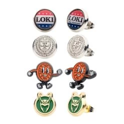 Marvel Loki Stud Earring Set