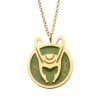Marvel Loki Helmet Enamel Necklace