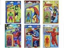 Hasbro Marvel Universe Retro 3.75 Inch Action Figure Wave 1 - Set Of 6