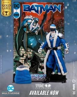 McFarlane *PRE-ORDER DC Multiverse 7 Inch Action Figure - Batman Santa (Blue Variant) (Gold Label) -Child Toy Store mcfarlane dc multiverse batman santa gold label mcfarlane toys s 4