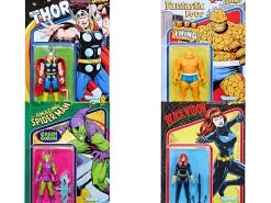 Hasbro Marvel Universe Retro 3.75 Inch Action Figure Wave 6 - Set Of 4 -Child Toy Store mlrw6