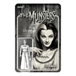SUPER7 The Munsters Reaction Action Figure - Lily Greyscale