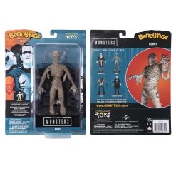 Noble Collection Universal Monsters Bendyfigs Action Figure - Mummy 5 Noble Collection Universal Monsters Bendyfigs Action Figure - Mummy -Child Toy Store nn1165 b w