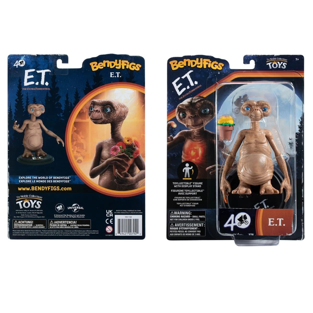 Noble Collection ET Bendyfigs Action Figure - E.T. 3 Noble Collection ET Bendyfigs Action Figure - E.T. - Image 3