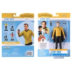 Noble Collection Star Trek: The Original Series Bendyfigs Action Figure- Kirk -Child Toy Store nn1504 b w