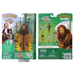 Noble Collection The Wizard Of Oz Bendyfigs Action Figure - Cowardly Lion -Child Toy Store nn3041 w a