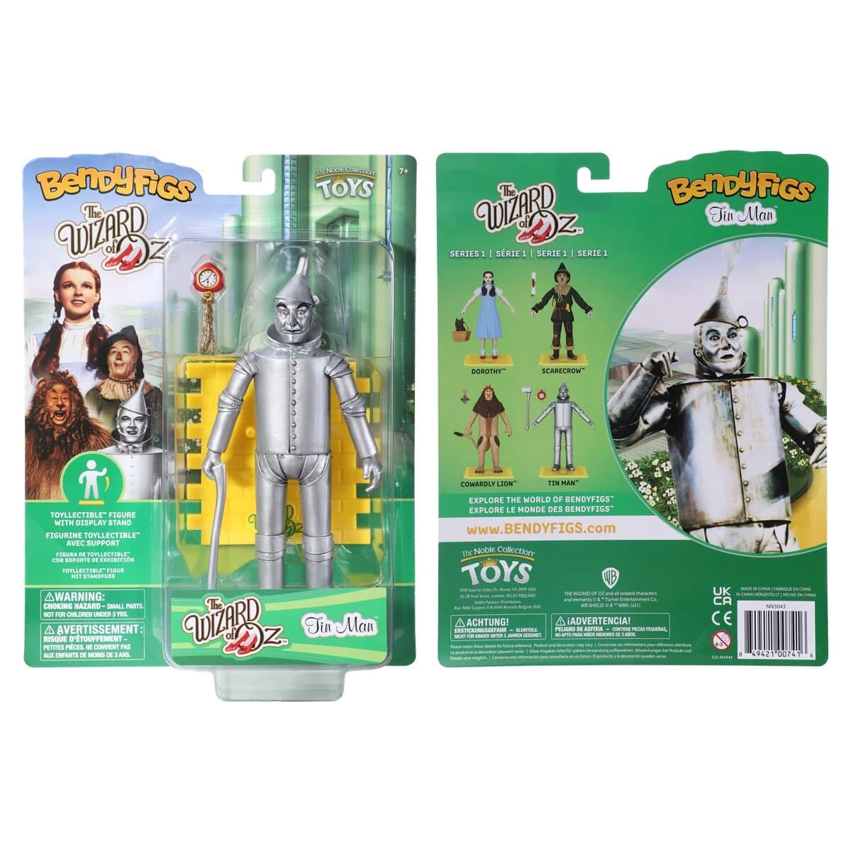 Noble Collection The Wizard Of Oz Bendyfigs Action Figure - Tin Man 3 Noble Collection The Wizard Of Oz Bendyfigs Action Figure - Tin Man - Image 3