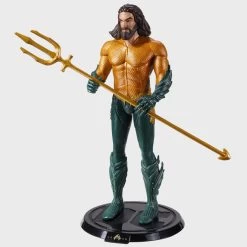 Noble Collection Aquaman Bendyfigs Action Figure - Aquaman -Child Toy Store nn3252 g