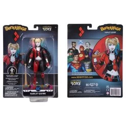 Noble Collection DC Bendyfigs Action Figure - Harley Quinn Rebirth -Child Toy Store nn4062 b w