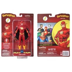 Noble Collection DC Bendyfigs Action Figure - Flash -Child Toy Store nn4402 b w