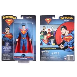 Noble Collection DC Bendyfigs Action Figure - Superman -Child Toy Store nn4403 b w