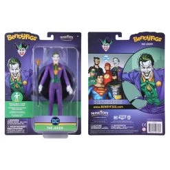 Noble Collection DC Bendyfigs Action Figure - Joker -Child Toy Store nn4781 b w