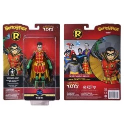 Noble Collection DC Bendyfigs Action Figure - Robin -Child Toy Store nn4785 b w